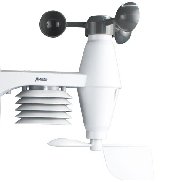 Hochpräzise Wetterstation mit Profi Aussen Messstation - Hitzeindex, Taupunkt, Mondphasen - LCD-Anzeige für maximale Daten