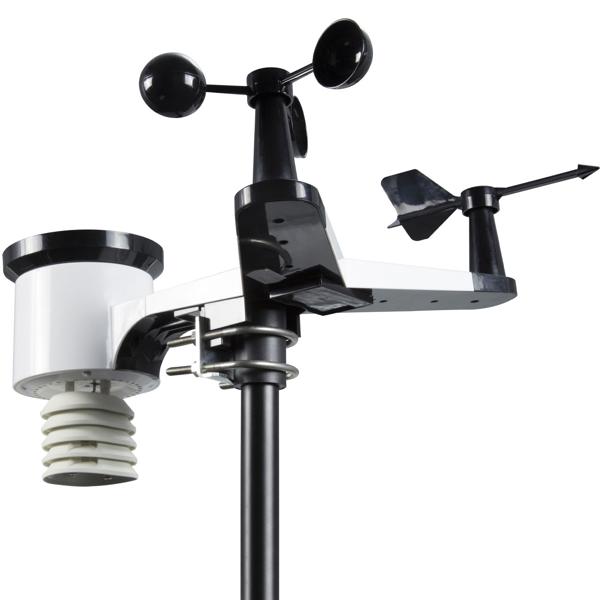 Profi WLAN-Wetterstation mit Aussen-Messstation – Farbdisplay, App, Taupunkt, UV & Weather Underground – Reichweite 30m