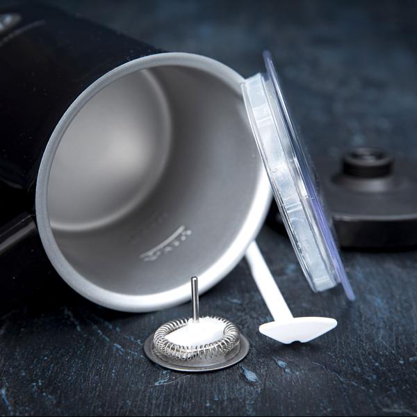 Milchaufschäumer, schwarz, 150 ml/300 ml, Aufschäumen und/oder Erhitzen