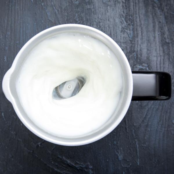 Milchaufschäumer, schwarz, 150 ml/300 ml, Aufschäumen und/oder Erhitzen