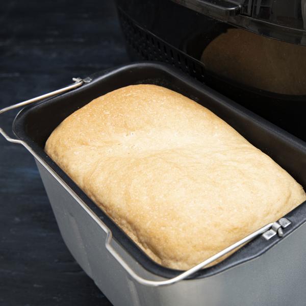 Brotbackmaschine 870W mit 1.5kg Kapazität – Brotbackautomat mit 12 Programmen, LCD-Display & Krusteneinstellung für Weiss- & Vollkornbrot