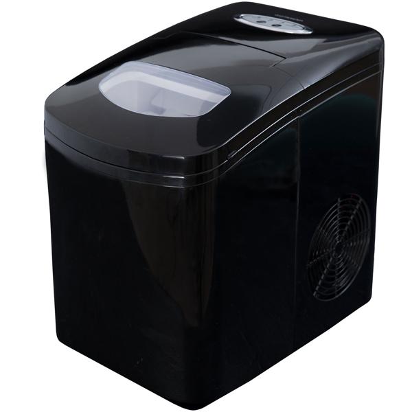 Stylische Eiswürfelmaschine 150W, 1.7L – Eiswürfelbereiter für 9 Eiswürfel in 10 Min., 2 Grössen einstellbar, LED-Anzeige