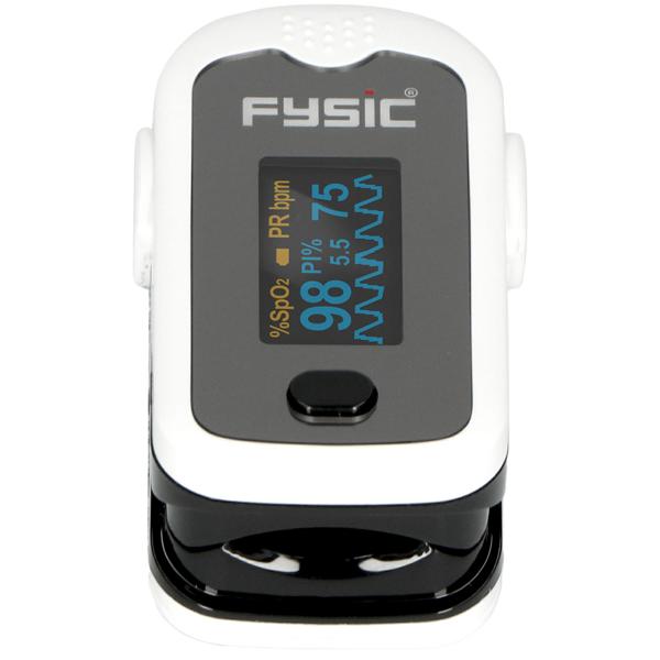 Finger-Pulsoximeter: Misst Herzfrequenz & Sauerstoffsättigung (SpO2) - Mit Alarmfunktion - Präzise & zuverlässige Vitalwerte-Kontrolle
