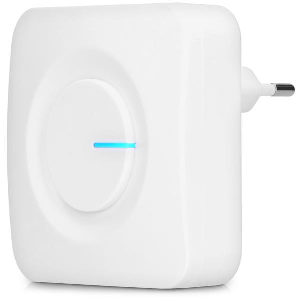 Moderne Funkklingel - Kinetisch (batterielos), bis zu 50 Meter, IP44, weiss, 36 Melodien, Kinderleichte Installation - praktisch und langlebig