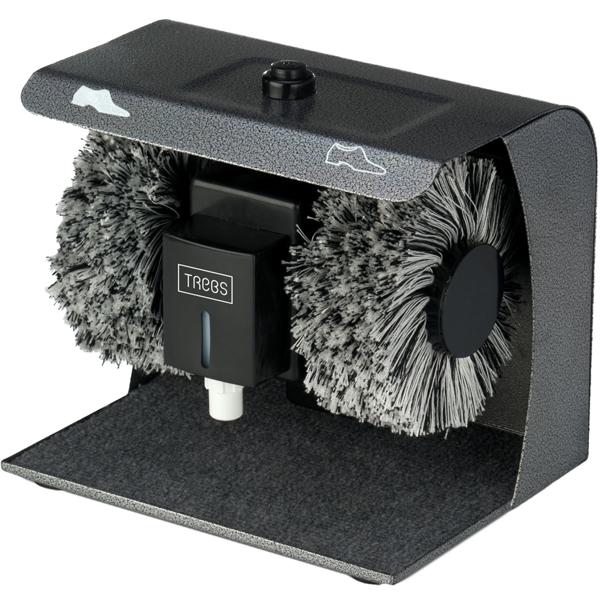 Elektrische Schuhputzmaschine, 90W, mit 2 Bürsten & Spender, schnelles Glanzfinish, komfortable Schuhpflege - perfekter Glanz