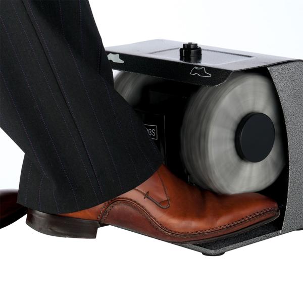 Elektrische Schuhputzmaschine, 90W, mit 2 Bürsten & Spender, schnelles Glanzfinish, komfortable Schuhpflege - perfekter Glanz