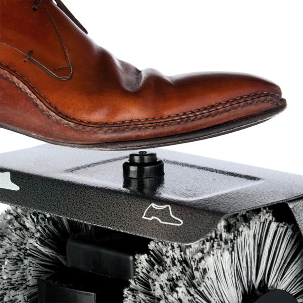 Elektrische Schuhputzmaschine, 90W, mit 2 Bürsten & Spender, schnelles Glanzfinish, komfortable Schuhpflege - perfekter Glanz