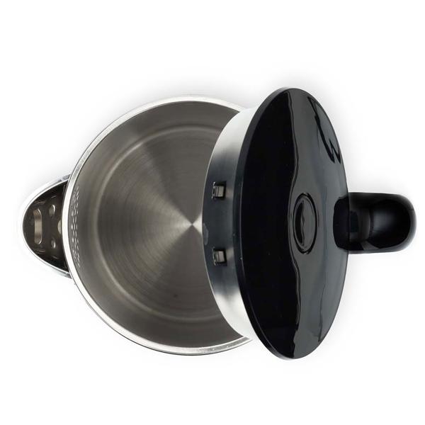 Moderner 1,7 L Wasserkocher mit digitaler Temperaturwahl & LCD-Touch-Display, schwarz, kraftvoll e2200W für schnelles & präzises Erhitzen