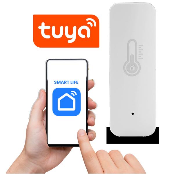Intelligentes Thermometer und Hygrometer, Temperatur- & Luftfeuchtigkeits-Sensor mit Tuya oder SmartLife App, Haus-Automatisierungs Anbindung