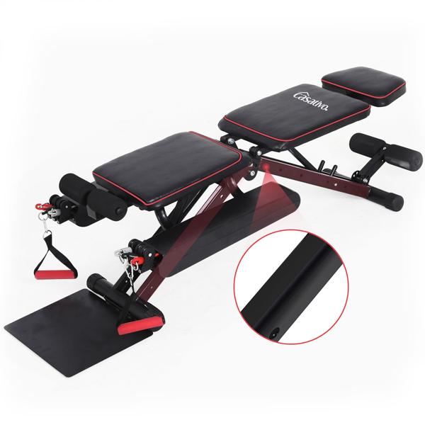 40-in-1 Heimtrainer für Ganzkörper-Training – Trainingsgerät für Kraft & Fitness mit Seilzügen, Beinstrecker & viel Zubehör