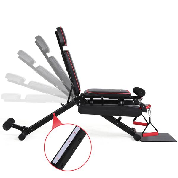 40-in-1 Heimtrainer für Ganzkörper-Training – Trainingsgerät für Kraft & Fitness mit Seilzügen, Beinstrecker & viel Zubehör