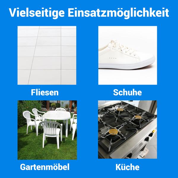 Schmutzradierer-Reinigungsschwamm 40er-Vorteilspack - Melamin-Schaum Schwämme für Küche, Bad, Büro & Auto - ohne Chemie - entfernt Kalk, Fett, Filzstift