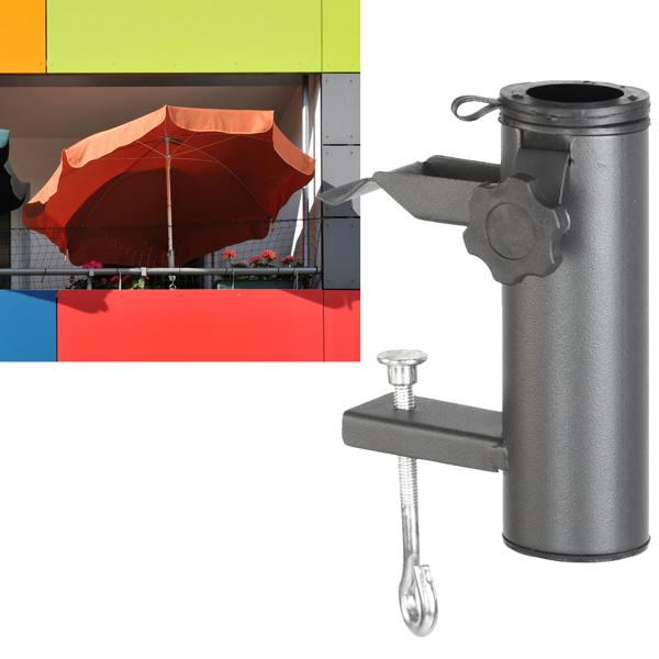 Sonnenschirmhalter für Balkone & Geländer bis 7,5 cm & Schirme bis Ø 3,5 cm