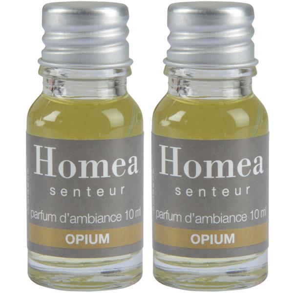 2er-Set Duftöl Opium - Raumduft für Wellnessoase - Sanfter Wohlfühlduft mit Vanille & Kaffee - Je 10ml für Aromabrenner & Potpourri