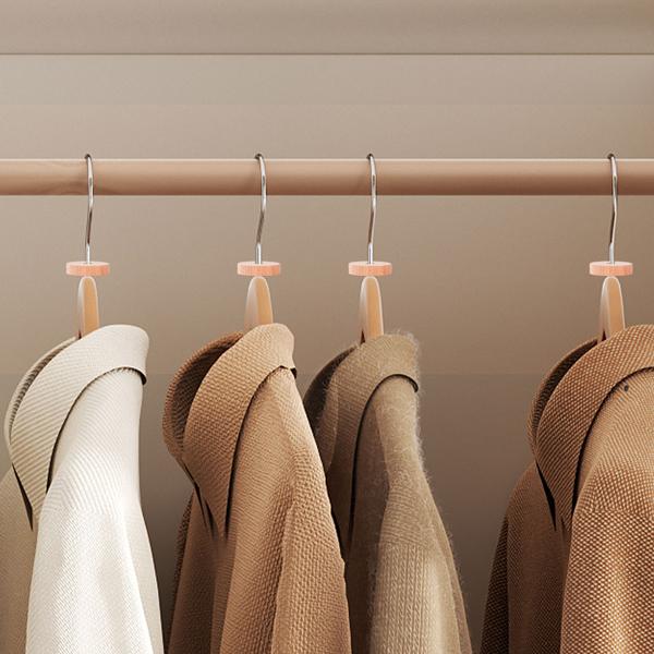 Premium Zedernholz Mottenringe 30er-Set: Natürlicher Mottenschutz für Kleiderschrank & Garderobe, Passend für alle Kleiderbügel