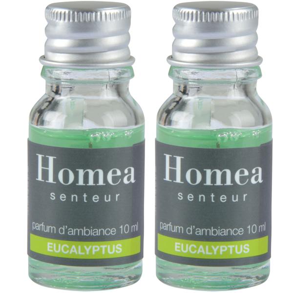 2er-Set Duftöl Eukalyptus - Raumduft für Wellnesszuhause - je 10ml - erfrischend belebend - für Potpourri & Aromabrenner geeignet