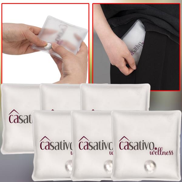 6er-Set Praktische Handwärmer für kalte Tage, Heatpad bis 50° , wiederverwendbar, Heizpads für unterwegs, ideal für die Jacken- oder Hosentasche