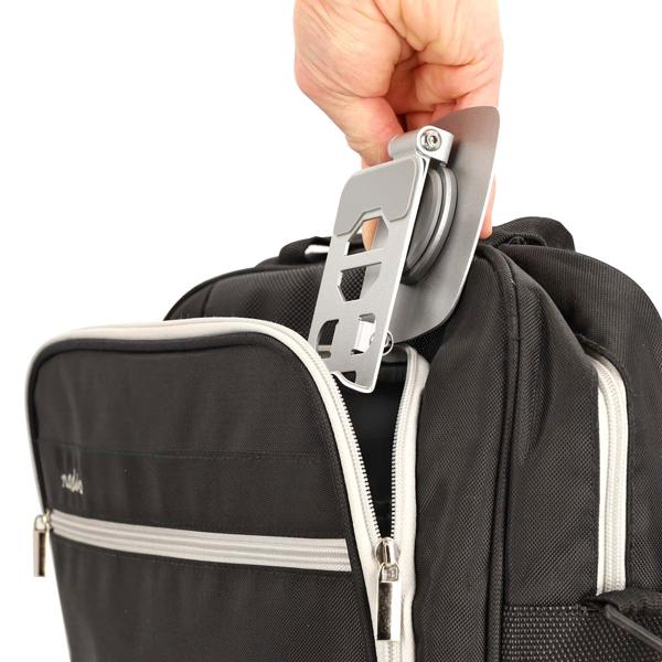 2er-Set Universal Smartphone Halterung aus Aluminium - 360° schwenkbar, faltbar & robust - Sicherer Halt, Anti-Rutsch, lädt Handy - Silber