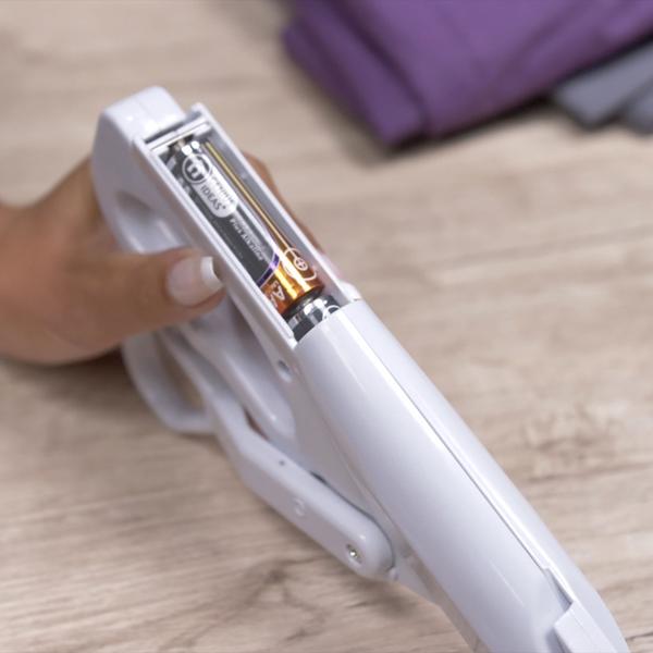 Automatische Akku Schere - Präzises Schneiden von Stoff & Papier - Mühelose Handhabung, verstellbare Führung 1.5-3.0cm - Ideal für Nähen, Basteln, DIY & Büro