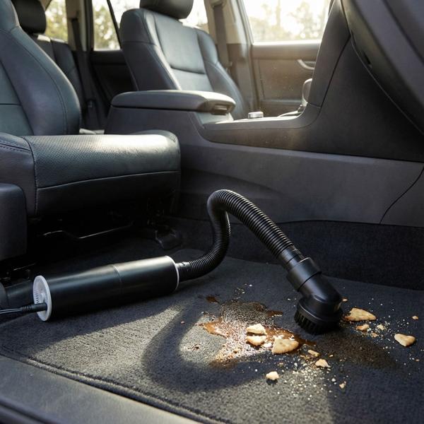 Kompakter 12V Kfz-Handstaubsauger: Nass/Trocken, Aluminium-ABS, Eco, schwarz - Effektiver Auto-Sauger für gründliche Reinigung - Modernes Design