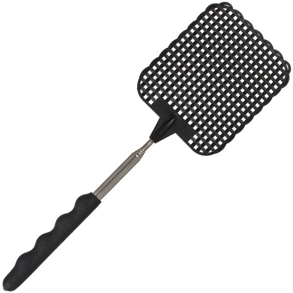 Teleskop-Fliegenklatsche, ausziehbar bis 72 cm: Extra lang für effektive Insektenbekämpfung, hohe Reichweite für schwer erreichbare Stellen