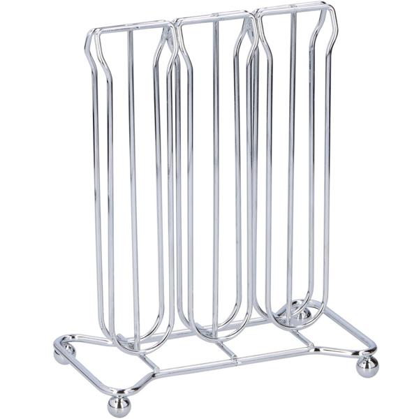 Praktischer Kaffeekapselhalter aus Metall für 30 Kapseln, 20,5 x 16,5 x 10 cm, Kapselständer kompatibel mit Nespresso Kaffee Kapseln