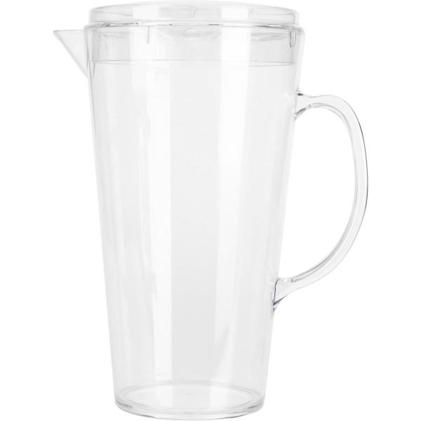 Praktischer Wasserkrug (2,2L) mit Deckel & 4 bunten Bechern – BPA-freier Kunststoff – Sicheres & farbenfrohes Trinkset für den Alltag