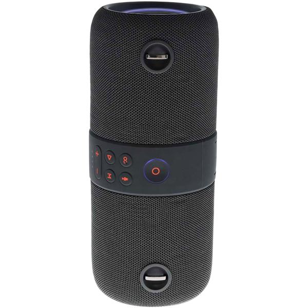 Bluetooth Lautsprecher 40W: LED, Stossfest & IPX6 wasserdicht, schwarz - Kraftvoller Sound mit Lichtshow – Robust, Outdoor, für jeden Musikgenuss