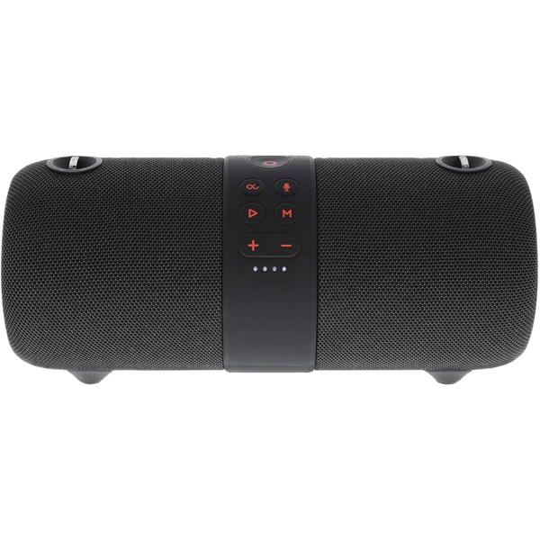 Bluetooth Lautsprecher 40W: LED, Stossfest & IPX6 wasserdicht, schwarz - Kraftvoller Sound mit Lichtshow – Robust, Outdoor, für jeden Musikgenuss