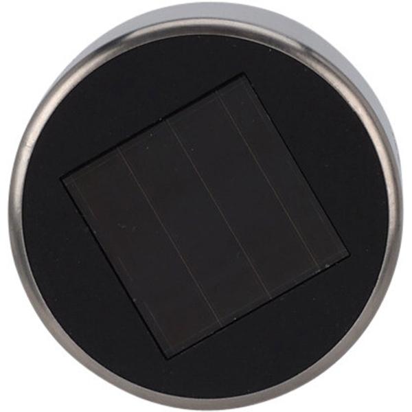 16er-Set Solar Gartenlampe aus Edelstahl - Erdspiess für sichere Wege & Gartenbeleuchtung - Warmweisses Licht- 36,5 cm Höhe - Witterungsbeständig