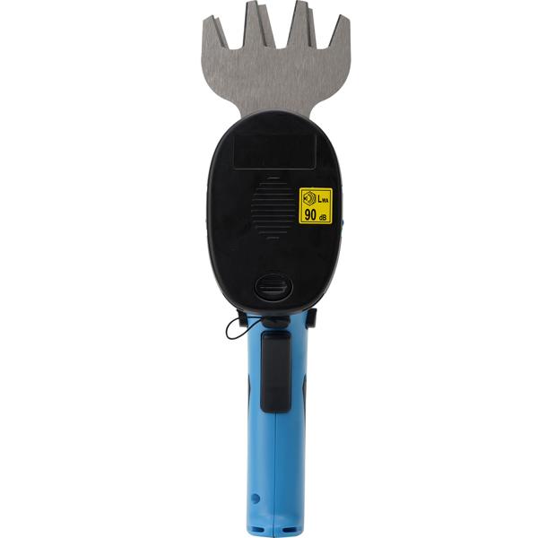 Akku Gras- und Strauchschere, 1100 U/m, wechselbares Gras- und Strauchschnittblatt, Ladestandanzeige, ergonomischer Griff, Sicherheits-Schalter