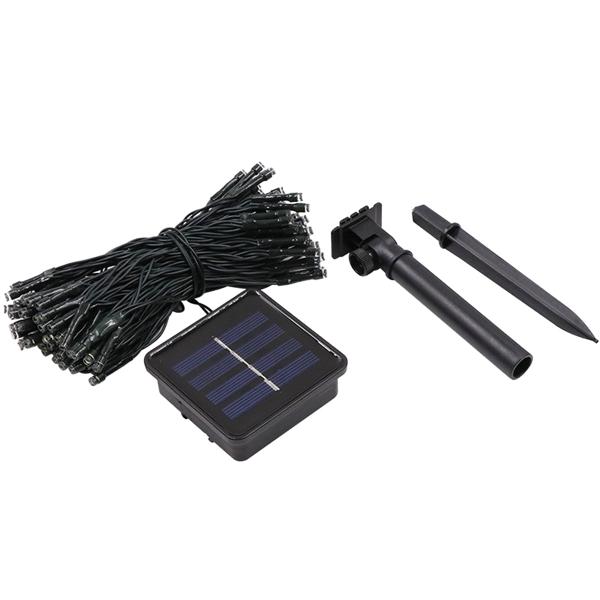 Stimmungsvolle Solar Lichterkette (12m, 100 LEDs) mit 8 Modi & Dämmerungssensor – IP44, vielseitig – Für zauberhafte Lichteffekte Zuhause, Balkon, Garten