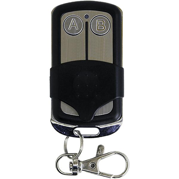 Programmierbarer 2-Kanal Funk-Handsender (433,92MHz): Universal-Fernbedienung für Garagentore & mehr. Einfache Programmierung