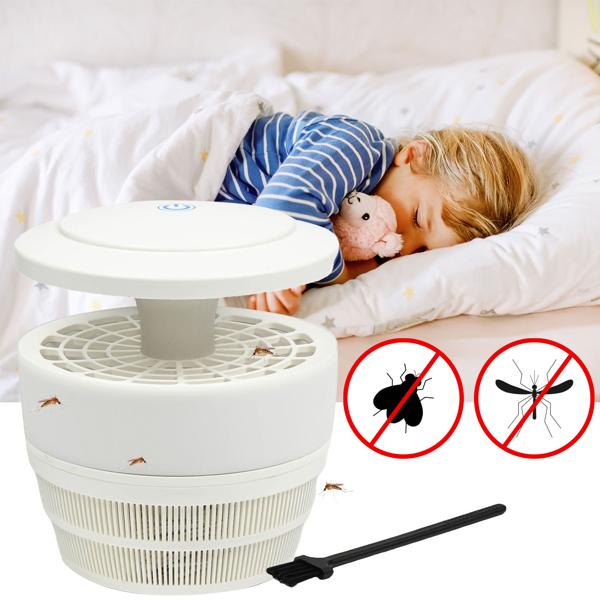 Natürlicher USB Insektenvernichter (LED, 2,5W) mit 3 UV Licht Modi – Für Räume bis 50m², weiss, ohne Chemie – Einfache & gesunde Insektenbekämpfung