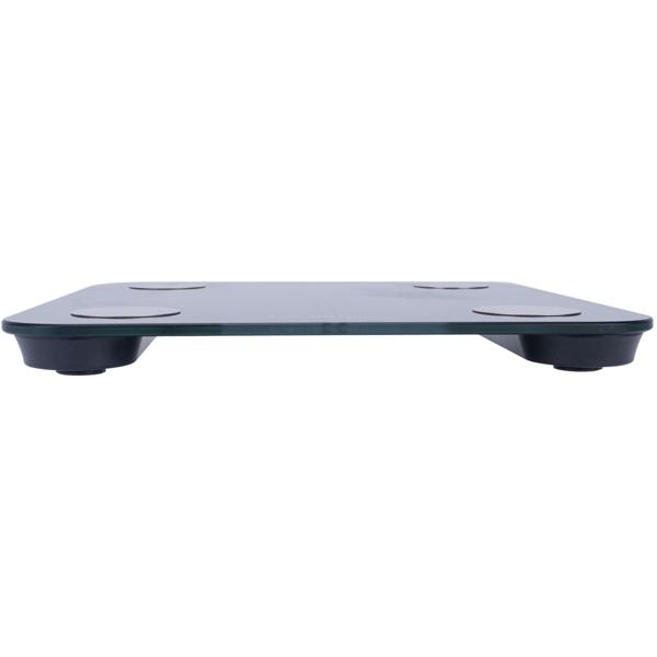 Digitale 14in1 Körperanalysewaage aus Glas, Bluetooth & App, max. 180 kg, Personenwaage mit grossem LED Display, Apple Health und Google Fit geeignet