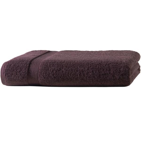 Badetuch 100x150cm - luxuriöse, saugstarke 100% Baumwolle mit 2 Bordüren - kuschelweich, hautfreundlich, OEKO-TEX 100, braun