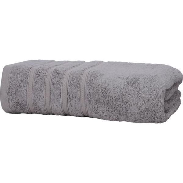 Saunahandtuch 70x200cm - Bambus & Baumwolle - kuschelweich, saugstark, schnelltrocknend, antibakteriell - OEKO-TEX 100 zertifiziert - grau