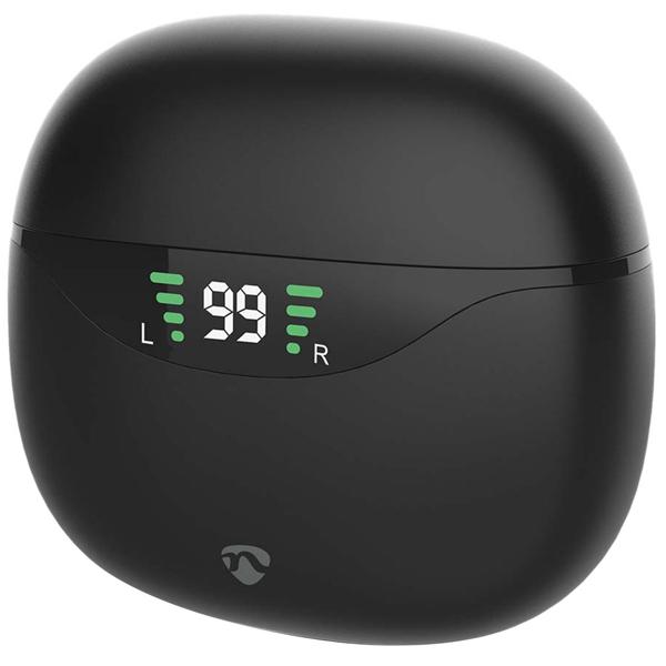 Kabellose In-Ear Kopfhörer schwarz mit ANC - Bluetooth 5.3 für klare Calls & Musikgenuss - inkl. Ladecase - Top Komfort & sicherer Halt