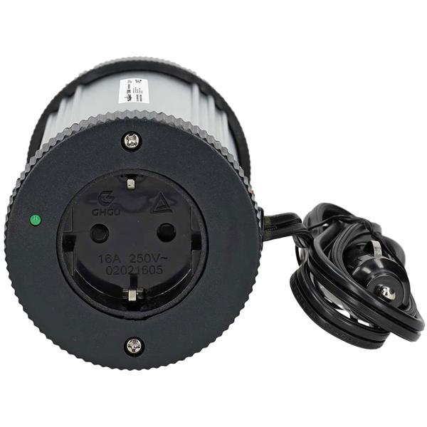 Kfz-Wechselrichter 12V auf 230V - USB-Ladeport für Smartphones & Tablets - 300W Spitzenleistung- Ideal für Reise, Wohnmobil & Boot