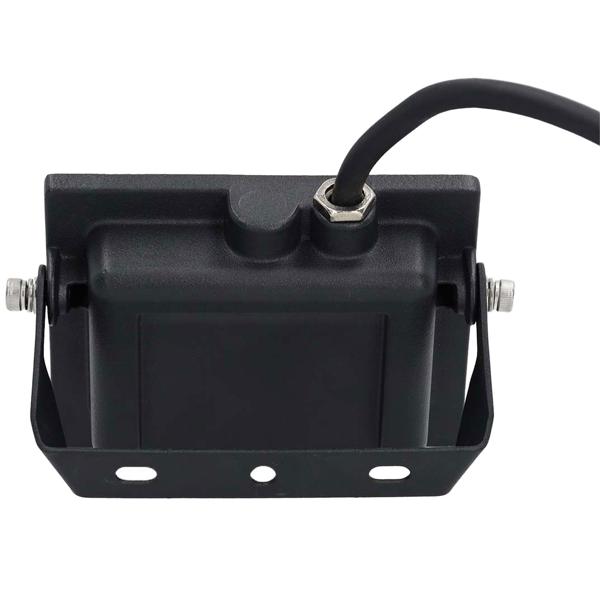 LED Aussenstrahler aus Aluminium - 1620lm, 20W, kaltweiss (4000K) - IP65 wasserfest für Garten & Terrasse - Kompakt (12.6x11.4x2.8 cm)