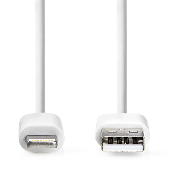 2er-Set MFi Zertifiziertes iPhone Ladekabel, 1 Meter, weiss – USB-A auf Lightning – Für sicheres und schnelles Laden aller kompatiblen iPhones