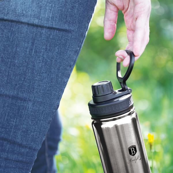 2er-Set Robuste 540ml Edelstahl Trinkflasche / Sportflasche: Langlebig, geschmacksneutral & ideal für Fitness, Outdoor & Büro, Auslaufsicher & leicht zu reinigen