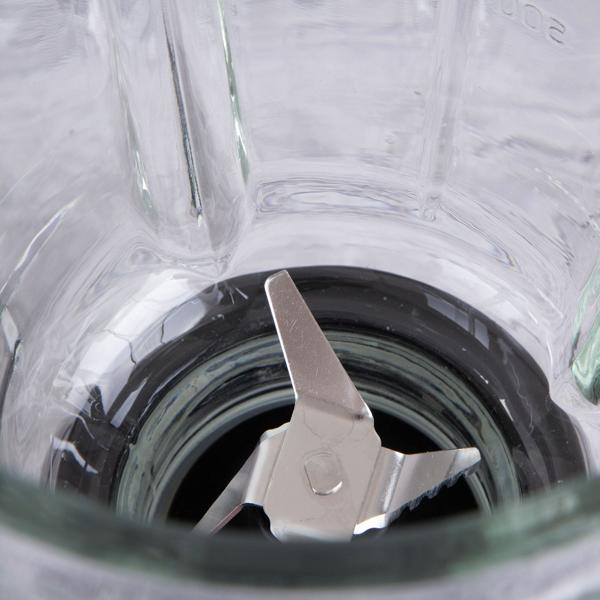 Design Standmixer 1,5 Liter: Stilvoller 600 Watt Mixer in Schwarz-Roségold mit robustem Glaskrug. Maximale Leistung und ein Highlight in jeder Küche