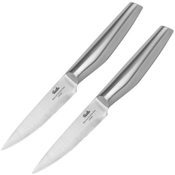 Premium Steakmesser-Set, 4-teilig, 11cm Klinge, Edelstahl, Ergonomisch – Scharfe & langlebige Messer von Fissler für Fleischliebhaber