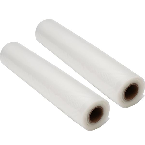 Vakuumiergerät 110 Watt - Effektives Vakuumieren fester & flüssiger Lebensmittel für Sous-Vide & Marinieren - Inkl. 3er-Folienrollen Set