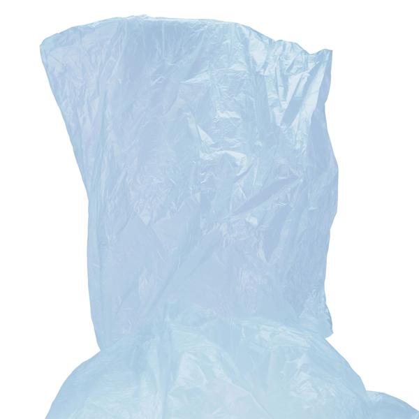 4er-Set Notfall Regenponcho - Mit Kapuze & Ärmeln für Wanderungen, Festivals, Camping - Ultraleicht (20g), platzsparend, robustes Design, blau - ca. 120cm