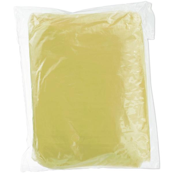 4er-Set Notfall Regenponcho - Kapuze & Ärmel - Gelb - Leicht, Robust, Platzsparend - Ideal für Wanderungen, Festivals, Camping - PE Kunststoff 122x125cm