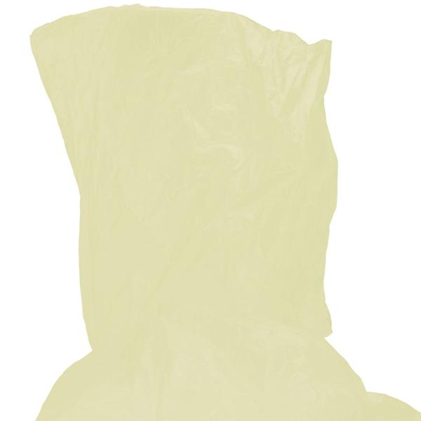 8er-Set Notfall Regenponcho gelb - zuverlässiger Schutz vor Regen - mit Kapuze & Ärmeln - platzsparend verstaubar - ideal für Outdoor, Festivals & Camping