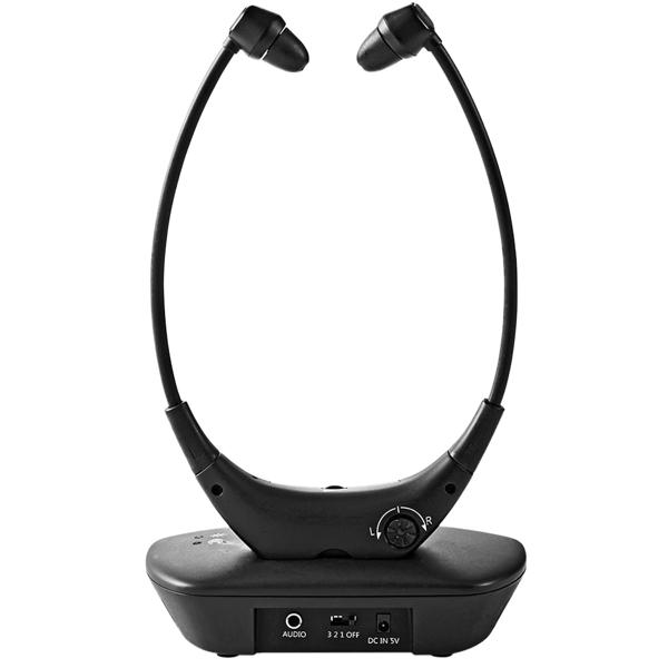 Kabelloser TV-Kinnbügel-Kopfhörer – leicht, ergonomisch & in Schwarz – klarer Sound, komfortabler Sitz & ideal für ungestörten TV Erlebnis