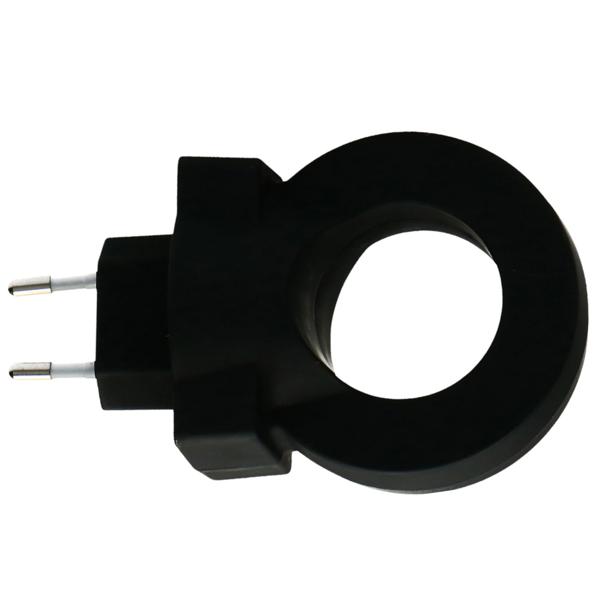 Akku LED-Taschenlampe: 200lm, Einschaltautomatik, Nachtlicht, schwarz - Automatisches Notlicht & Taschenlampe in Einem – Praktisch & Zuverlässig